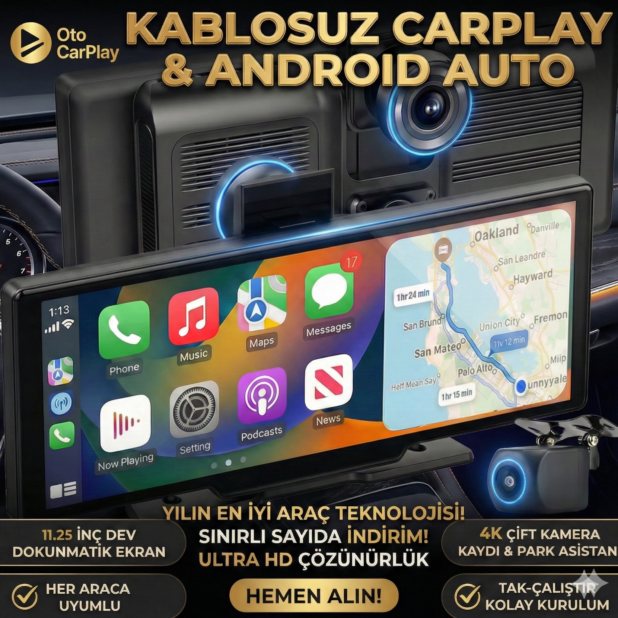 Oto CarPlay Ana Görsel